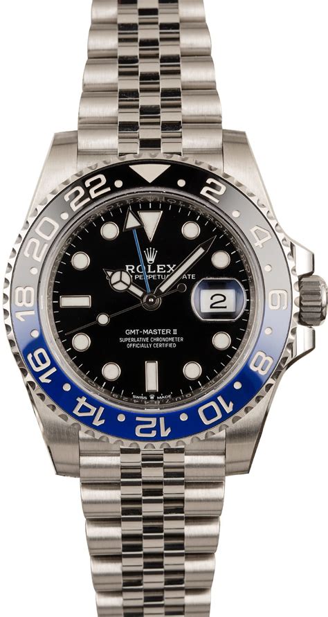 rolex gmt master ii black blue